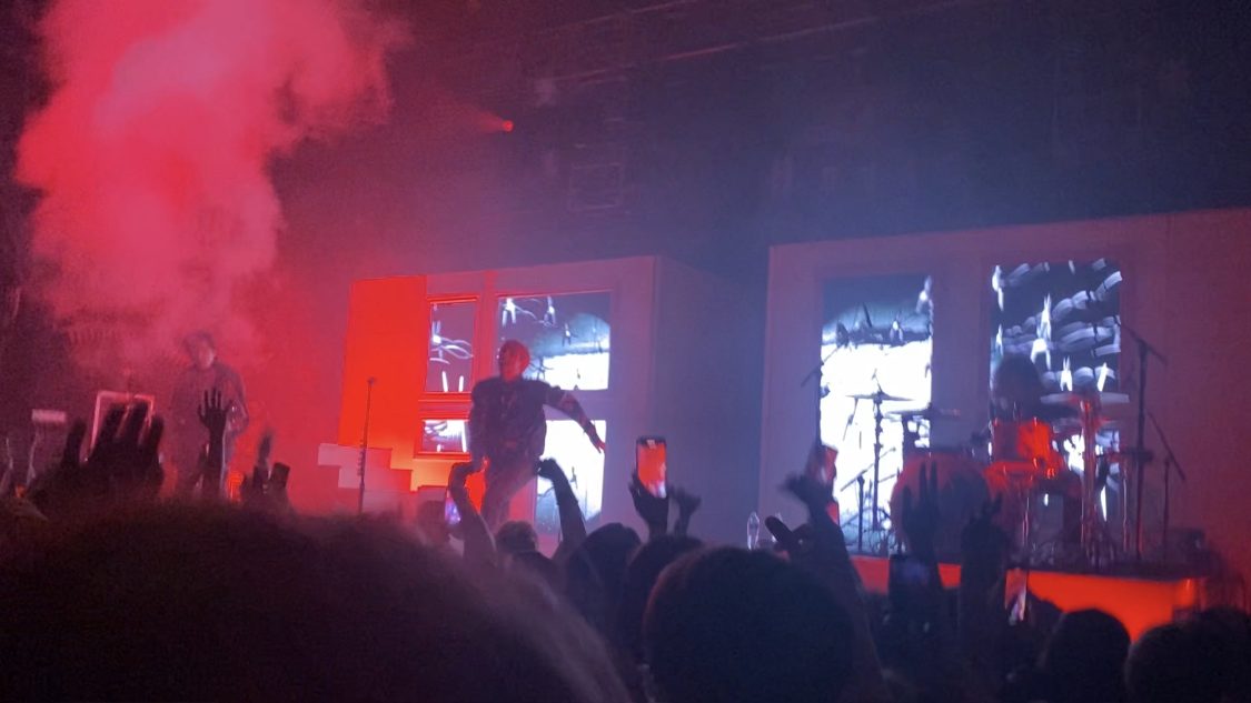 Waterparks performing at House of Blues in Chicago, IL on May 12, 2023. Cryo smoke